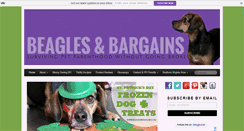 Desktop Screenshot of beaglesandbargains.com